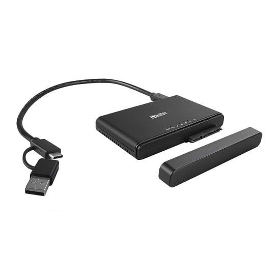 Lindy 43359 Base Connection Hard Drive USB 3.2 Gen 2 (3.1 Gen 2) Type-c Black