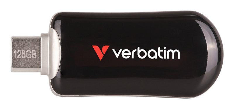 Verbatim Plectra Black 128GB USB-C Flash Drive 30225