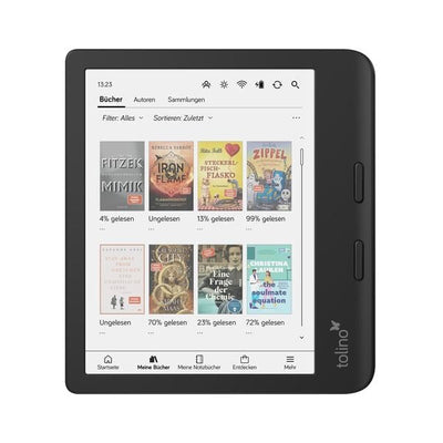 Tolino 4016621130183 Lectore E-book Screen Touchscreen Wi-Fi Black — image 1