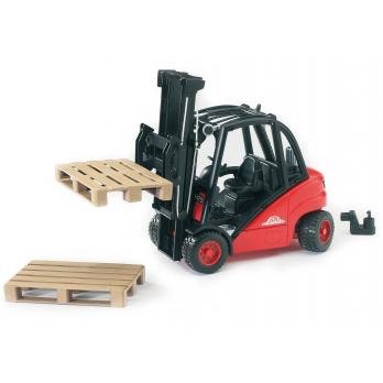 Bruder Linde Fork Lift H30D With 2 Pallets Vehículo Toy — image 1