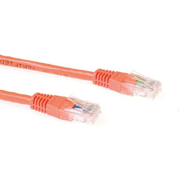 Orange 7 Meter U UTP CAT.6A Patch Cable With RJ45 Connectors — image 1