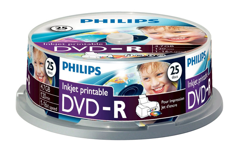 Philips Dvd-r 4,7GB 25PCS Spindel 16X Printable