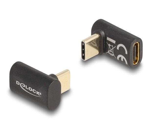 Delock 60056 Adapter USB 40Gbps USB Type-c™ PD 3.0 100W Male a Port Female Sesgado 8K 60 HZ