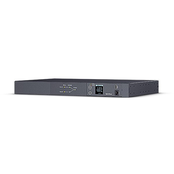 Cyberpower Rack Ats Metered, 1U, 16A, (8)C13 (2)C19, IEC-320 C20 (2)