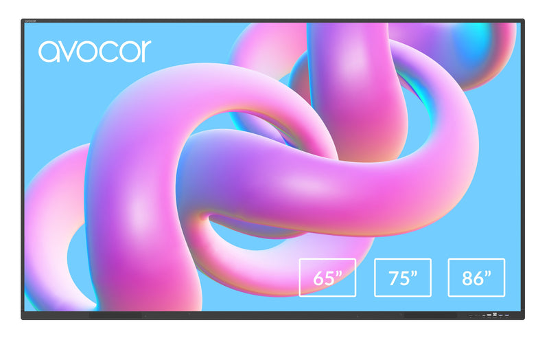 Avocor S-series 86 4K Ir LED Interactive Displ Whiteboard White Interactive 2,18M (86) 3840 X 2160 Pixels Scre