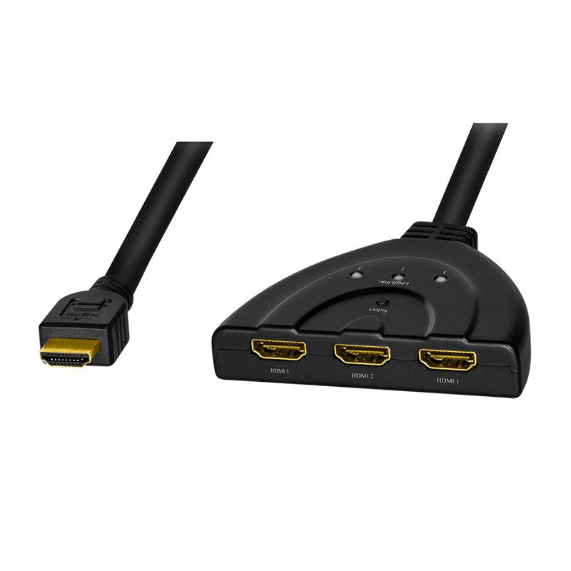 Logilink Switch HDMI 3 Ports 1X3 3X1,4K 30HZ, Cec