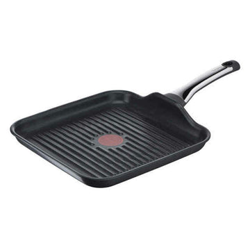 Tefal Grill Pan Tefal Rxzer23 Ø 26 Cm Black Aluminium Titanium Steel (Refurbished C)