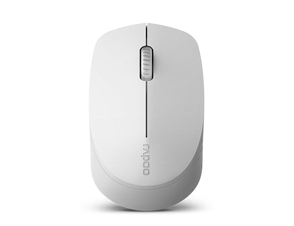 Rapoo Myš M100 Silent Comfortable Silent Multi-mode Mouse, Light Grey