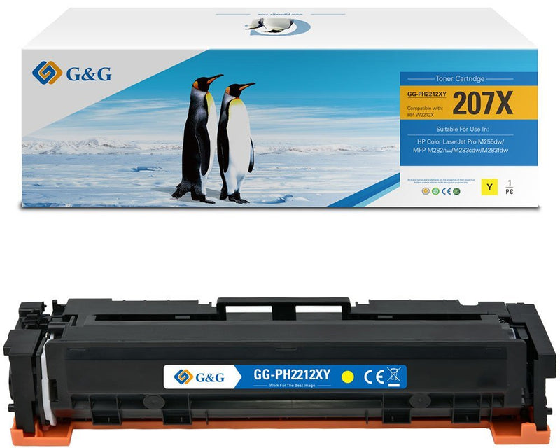 G&g Xl-toner Compatible With HP 207X W2212X With Chip