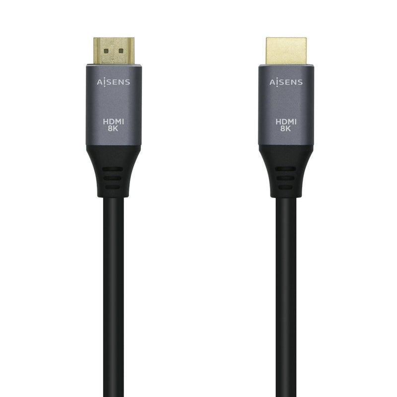 Aisens HDMI Cable V2.1 Ultra High Speed 8K@60HZ 48Gbps - a/m-a/M - 2M - Black