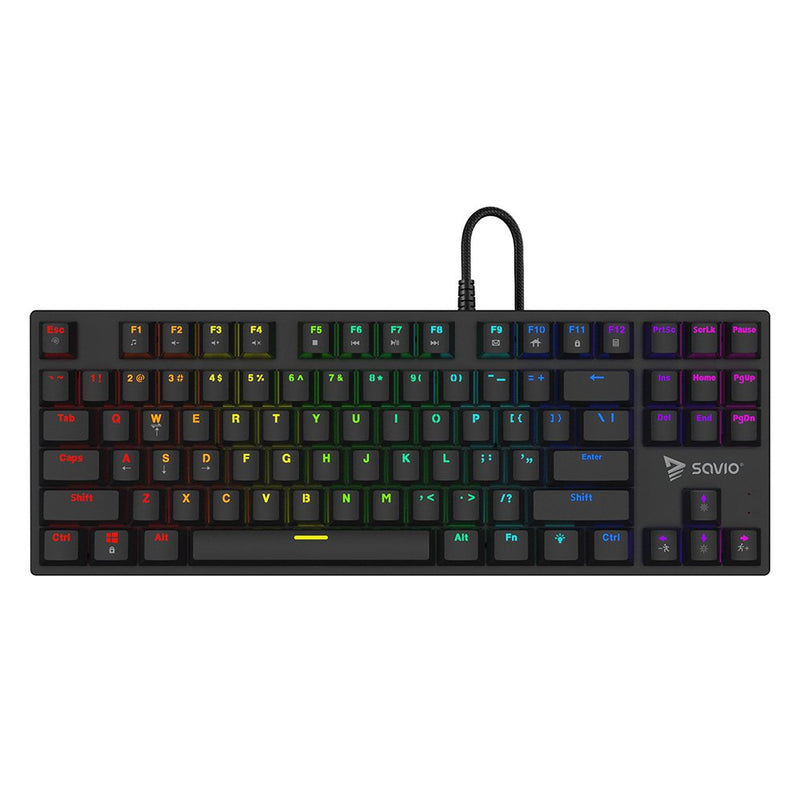 Savio Savgk-tempest X2 Network Keyboard Universal USB QWERTY Black