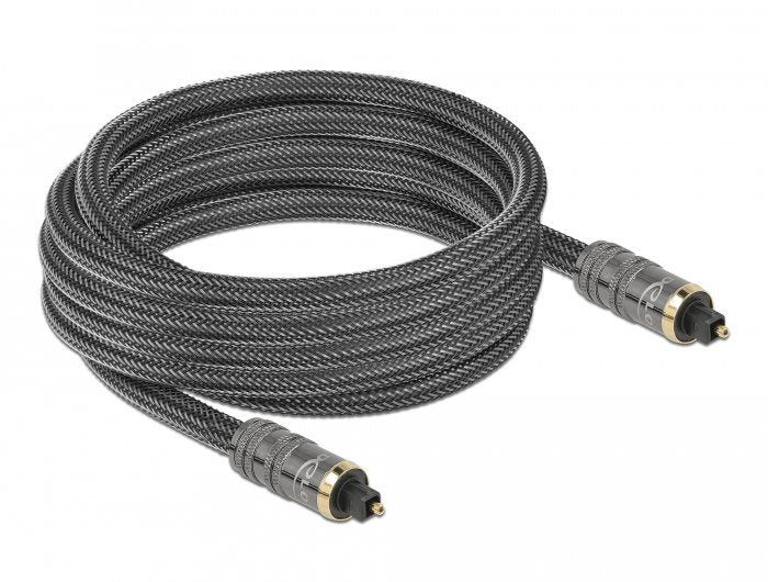 Delock Cable 86986 Audio 5M Toslink Antracita