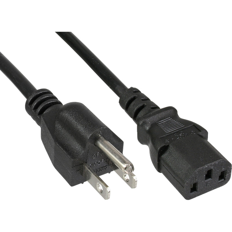 Inline 40 Pieces Paquete Bulk-pack Power Cable Power Plug Ee. Uu. a Connector IEC C13 3 Pines 18 Awg 1,8M