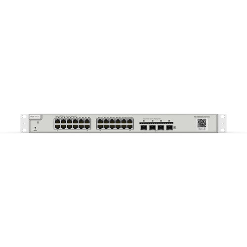 Reyee 24-PORT L2 + Managed 10G Switch, 24 Gigabit RJ45 Ports, 4 *10G Sfp + SLOTS,19-INCH Rack-mountab — image 1