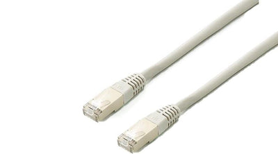 Equip Network Cable CAT.6A S/FTP 2x RJ45 15.00M Grey Lszh Polybeutel — image 1