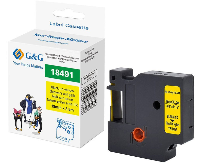 G&g Tape Labeller Compatible With Dymo Rhino 18489