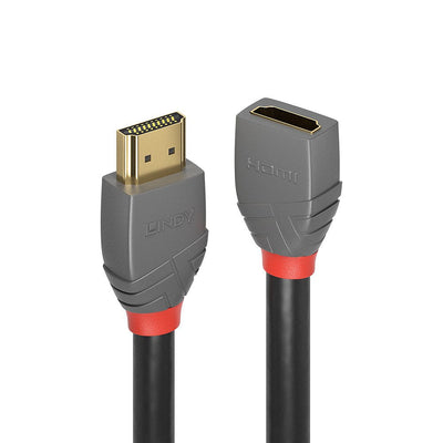 Lindy HDMI 2.0 Cable Extensión 2M, Line Anthra — image 1
