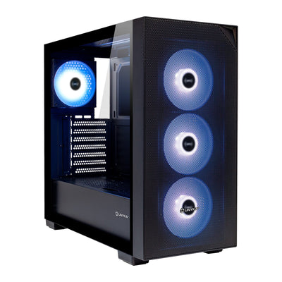 Unykach PC Case Revelat Mesh Black Atx, microATX, ITX - 3.5, 2.5 - USB-A 3.0, USB-C And — image 1