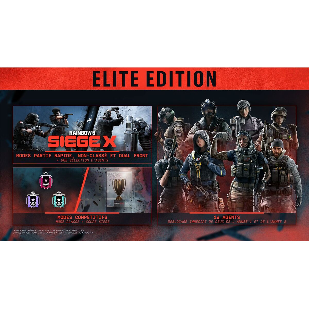 Ubisoft Playstation 5 Video Game Ubisoft Rainbow 6 Siege X - Elite Edition
