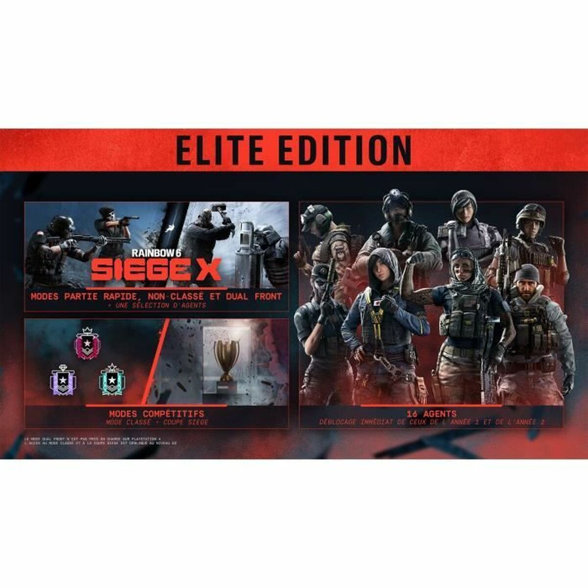 Ubisoft Playstation 5 Video Game Ubisoft Rainbow 6 Siege X - Elite Edition