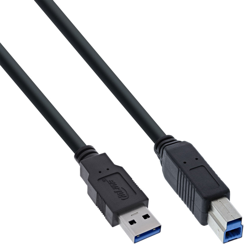 Inline USB 3.0 Cable Type a Male a Type B Male Black 5M