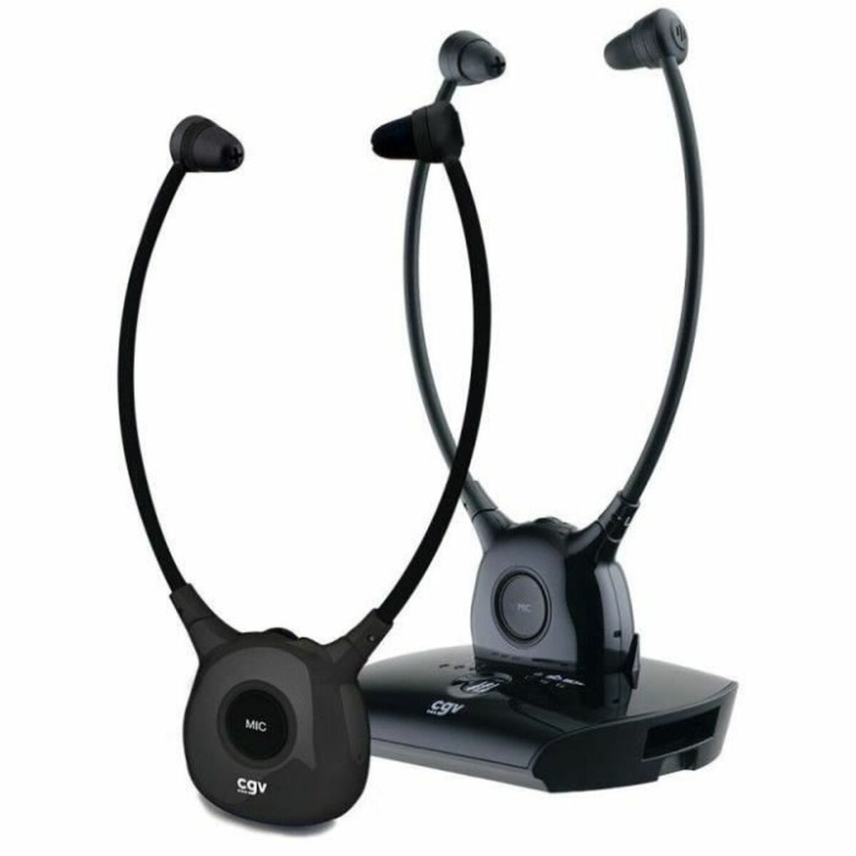 Cgv Headphones Cgv Dolfin Onyx Duo Black