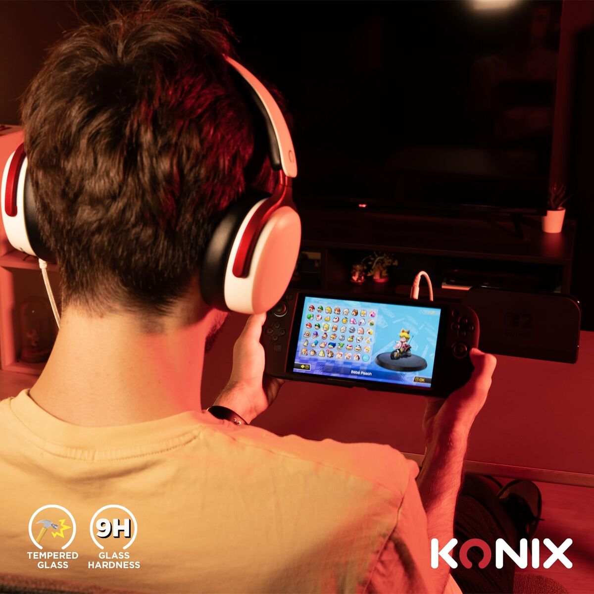 Konix Screen Shield For Nintendo Switch 2 Konix