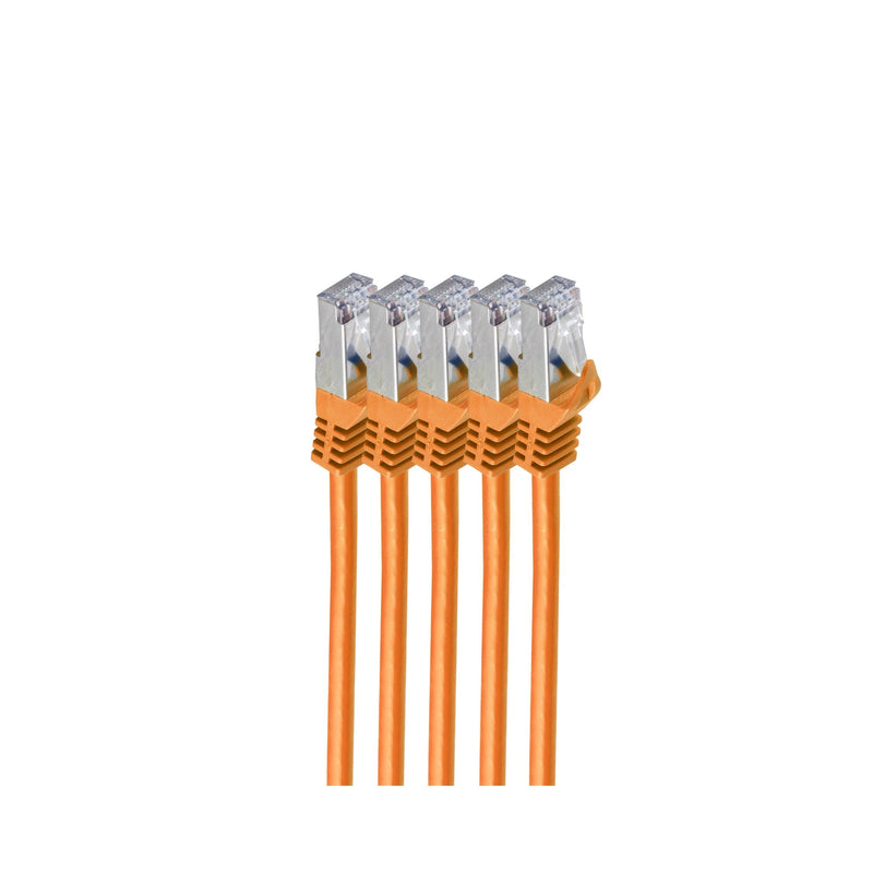 Shiverpeaks RJ45 Network Cable S FTP, CAT.7 VE5, 1M Orange