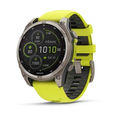 Garmin Smartwatch Fenix 8 Sapp. Solar/Yellow 010-02906-21 — image 1
