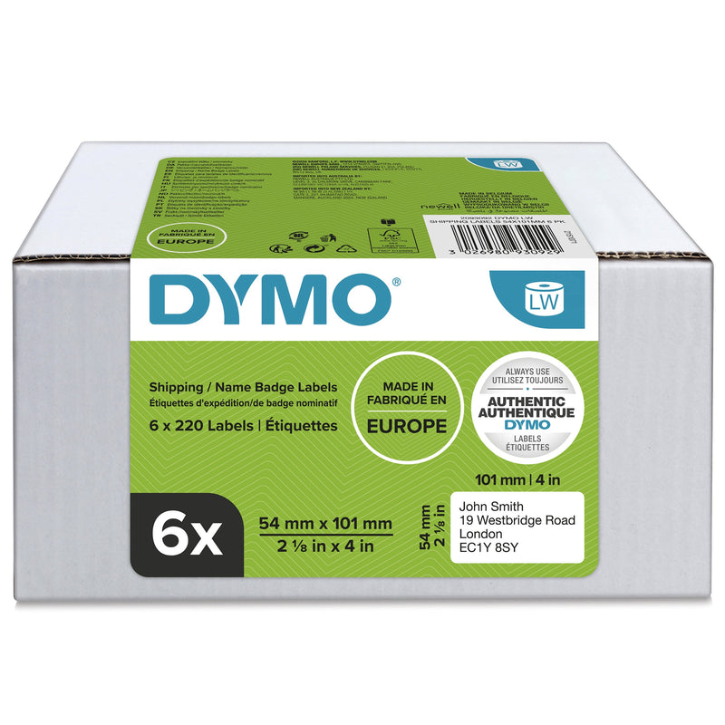 Dymo Lw - Labels Cards Identifi Cación/Envíos - 54 X 101MM - 2093092 White Labelwriter