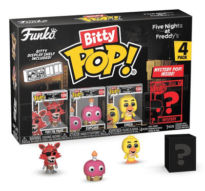 Blister 4 Figuras Bitty Pop Five Nights At Freddys Foxy — image 1