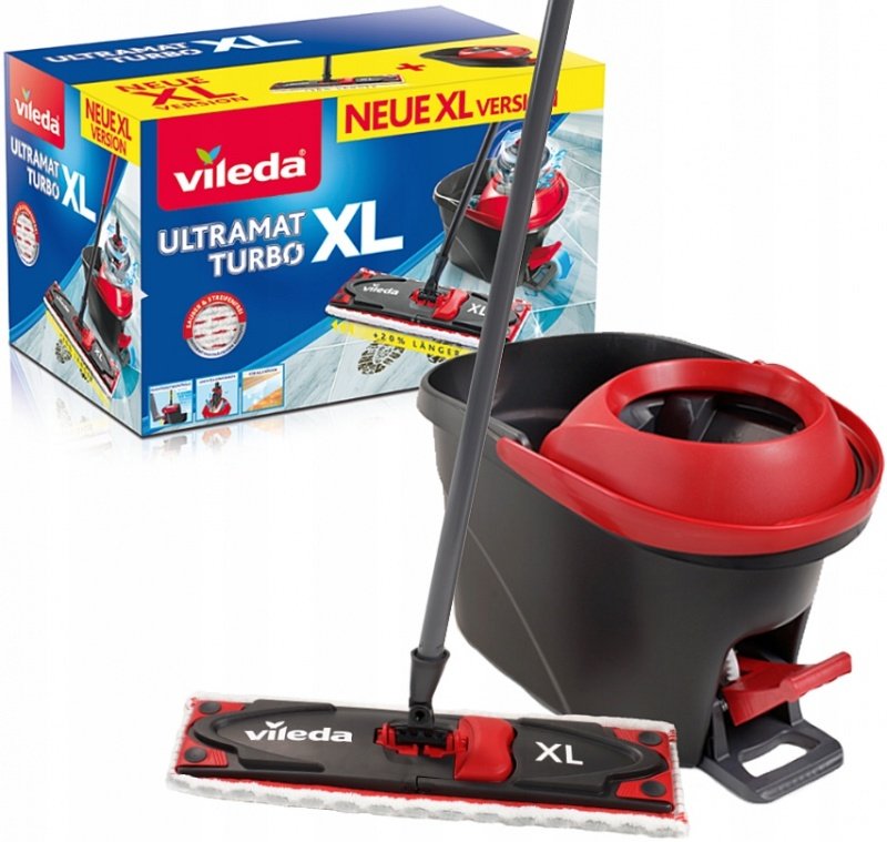 Vileda Mopa Ultramat Turbo XL + Bucket Con Juicer