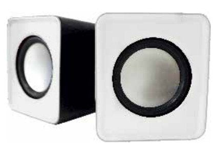Approx Mini Speakers APPSPX1W 2.0 Power USB 40HZ 2KHZ Power 5W Rms White