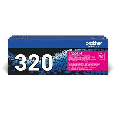 Brother TN320M Magenta Genuine Toner Brother DCP-9055, DCP-9270, HL-4140, HL-4150, HL-4570, MFC-9460, MFC-9465 — image 1