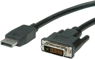 Value DisplayPort Cable DP St - DVI-d St, Black 1,5M — image 1