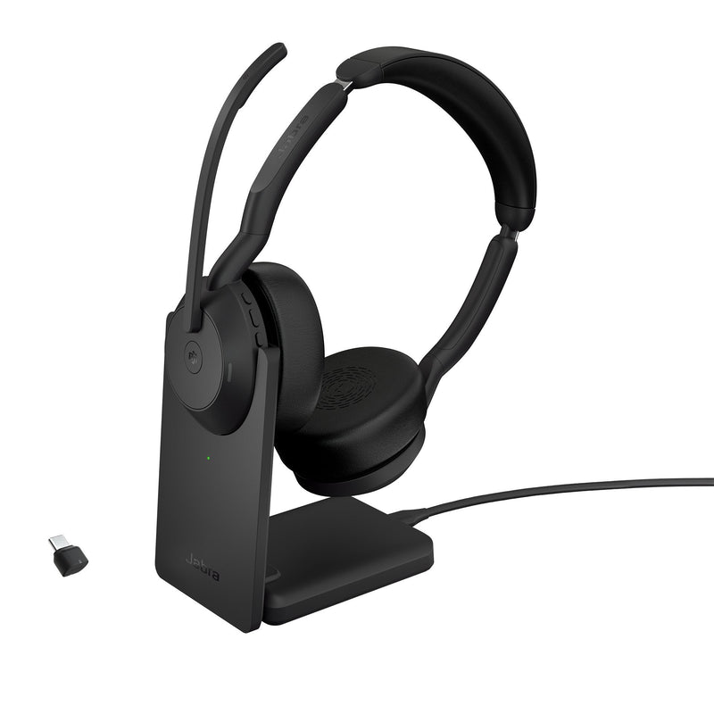 Jabra EVOLVE2 55 Auriculares Inalámbrico Y Alámbrico Diadema Bluetooth Base Charging Negro