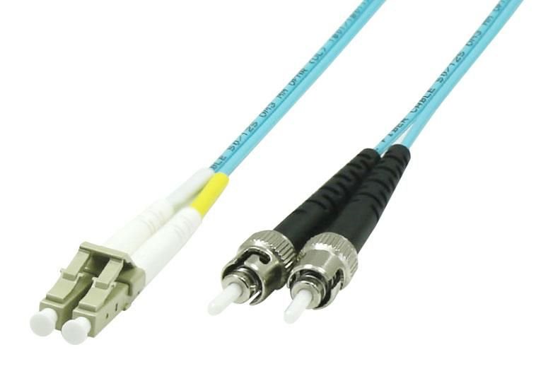 Fiber Patch Cable - Lc/Upc-st/Upc 10M OM3 Mm FIB412010