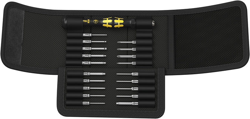 Wera Set Of Puntas Kraftform Compact Micro Set Esd/20 Ranuradas, Torx, Torx Plus, Phillips 5073671001