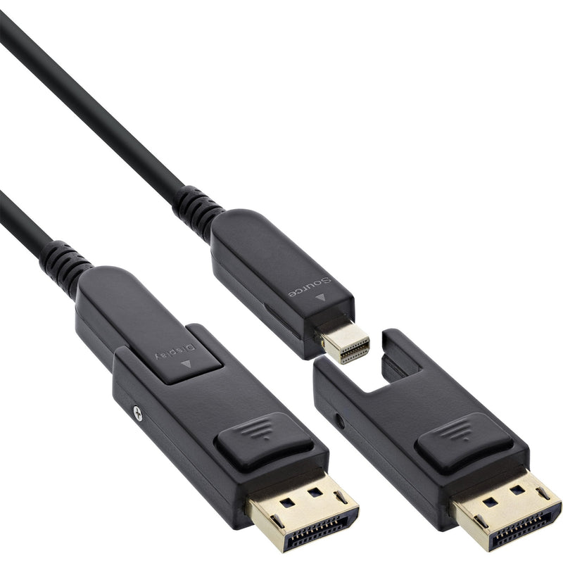 Inline® DisplayPort 1.4 Aoc Cable 8K4K, DisplayPort Plug Detachable 25M