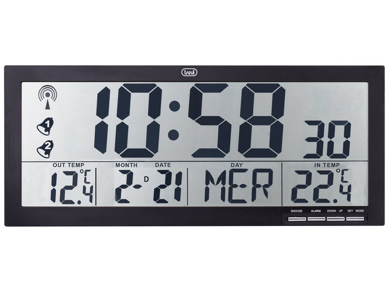 Trevi Om 3530 Rc Watch Digital Rectángulo Black