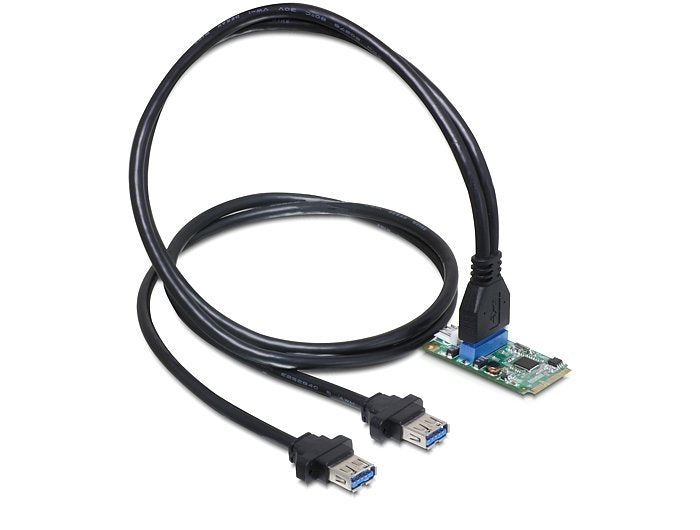 Delock Mini PCIE I Or PCIE Full Size 1 X 19 Pin USB 3.0 Pin Header