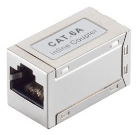 Cableverbinder CAT.6A 2x RJ45 MP Kleine Bauform — image 1