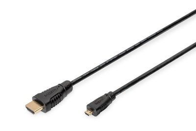 Digitus HDMI 1.4 1M HDMI Cable Type D (micro) HDMI Type a Standard Black — image 1