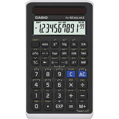 Casio Calculator FX-82SOLAR Iil Científica Black — image 1