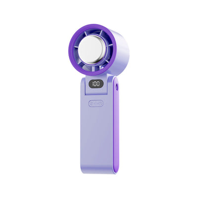 Folding Refrigeration Handheld Turbine High-speed Fan Digital Display Ice Compress Portable Outdoor Halter Fan