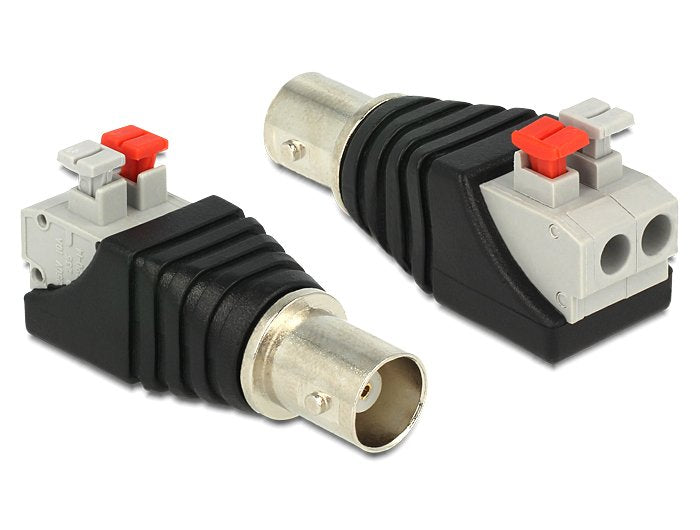 Delock Bloque Terminals Adapter With Pulsador Connector BNC
