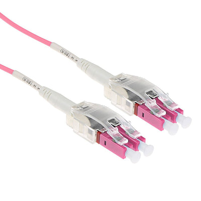 1 Meter Multimode 50 125 OM4 Polarity Twist Fiber Cable With Lc Connectors — image 1