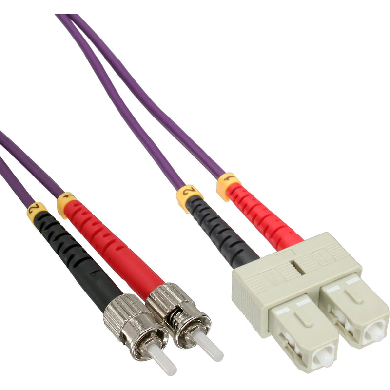 Inline Cable Duplex Fibre Optic Sc/St 50/125?M OM4 2M
