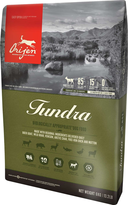Orijen Tundra Adult Chicken, Fish, Turkey 11.4KG Perro — image 1