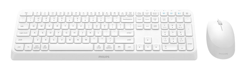 Philips SPT6407W/16 Keyboard RF Wireless + Bluetooth
